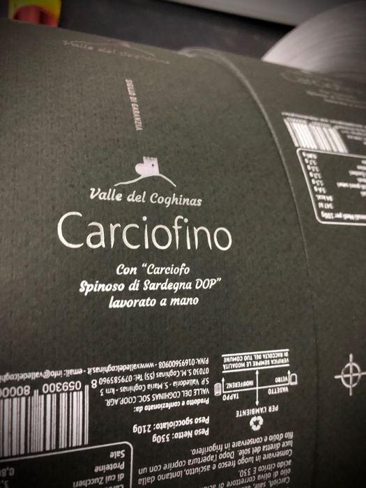 Etichette stampate da Graficamente Sardegna